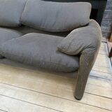 3-seater "Maralunga" sofa by Vico Magistretti