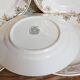 Eight Villeroy & Boch dessert plates with gold decor