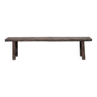 Banc Belge Primitif En Bois