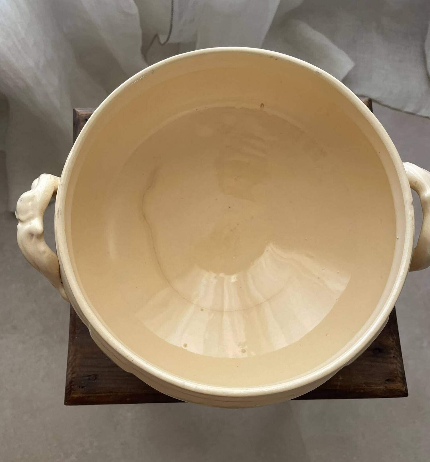Vintage Sarreguemines soup tureen