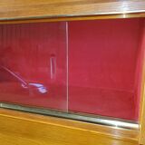 Fold bed in a 60's cabinet