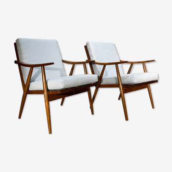 Paire de fauteuils Thonet, Tchécoslovaquie, années 1960