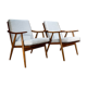 Pair of Thonet armchairs, Czechoslovakia, 1960s