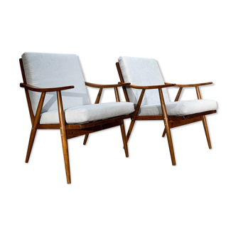 Paire de fauteuils Thonet, Tchécoslovaquie, années 1960