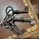 Empire secretary in mahogany, bronze and marble with secret drawers.
