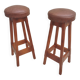 Paire de tabourets de bar vintage