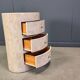 Tessellated stone chest of drawers by Maitland Smith, 1980s