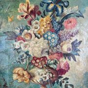Oil on Canvas Painting Floral Still Life, London, 19th Century