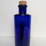 Blue glass bottle