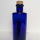 Blue glass bottle
