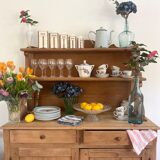 Sideboard old wooden dresser two bodies