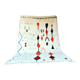 Moroccan Berber rug Azilal 282 x 182 cm New White/Orange