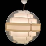 Lustre space age en pléxiglass - Preben Jacobsen & Brylle