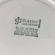 6 Dinner plates, J & G Meakin Classic White Blue Nordic.