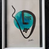 Series of small figurative watercolors