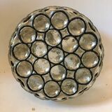 Vintage glass wall lamp from Limburg / Germany, 60's