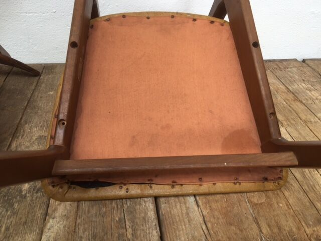 Pair of Scandinavian chairs wood