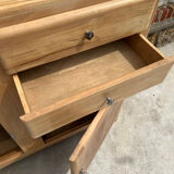 Vintage wooden sideboard cabinet