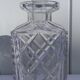 Carafe à wisky en cristal taillé main