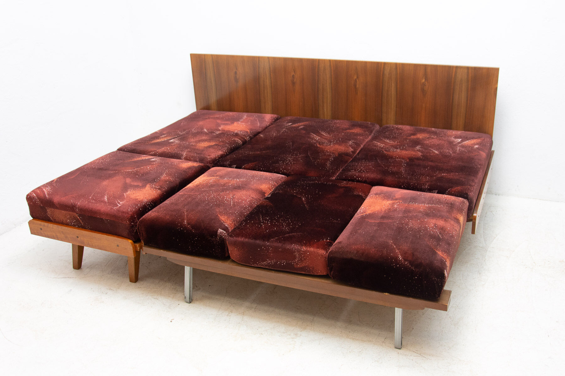 Midcentury Corner Folding Sofa by František Jirák for Tatra Nábytok, 1960s, CZ