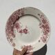 8 flat plates iron earth model Anémone by Bertrand Bordeaux