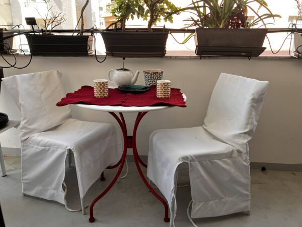 Table ronde jardin/ balcon 96cm
