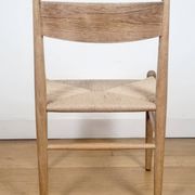 Set of 2 Hans J. Wegner CH36 dining chairs for Carl Hansen & Søn in solid oak