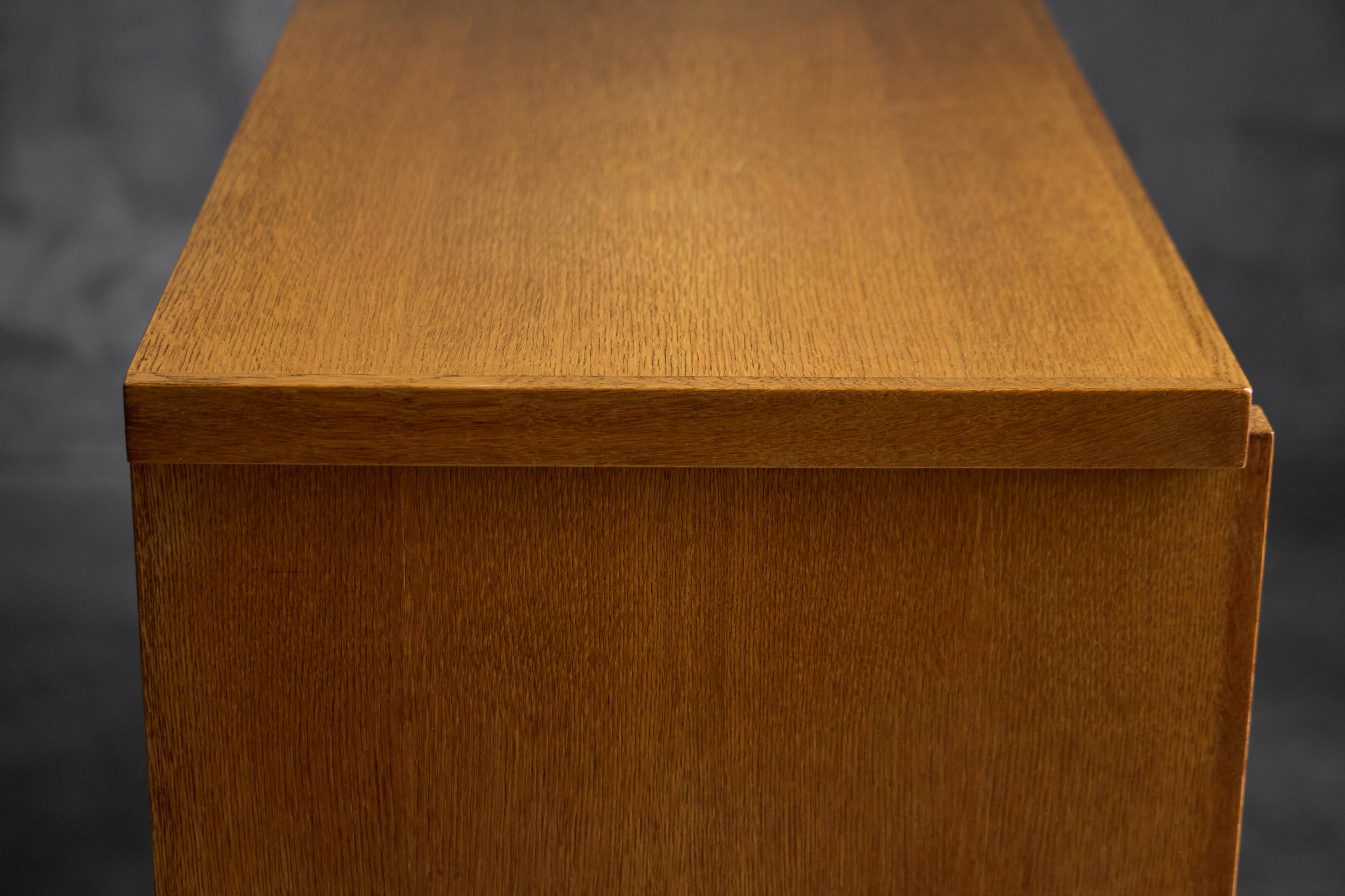 Brutalist Oak Cabinet, Belgium, 1960s