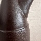 Pichet, vase vintage en grès texturé par Franco Pozzi