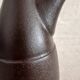Small vintage Franco Pozzi textured stoneware vase carafe