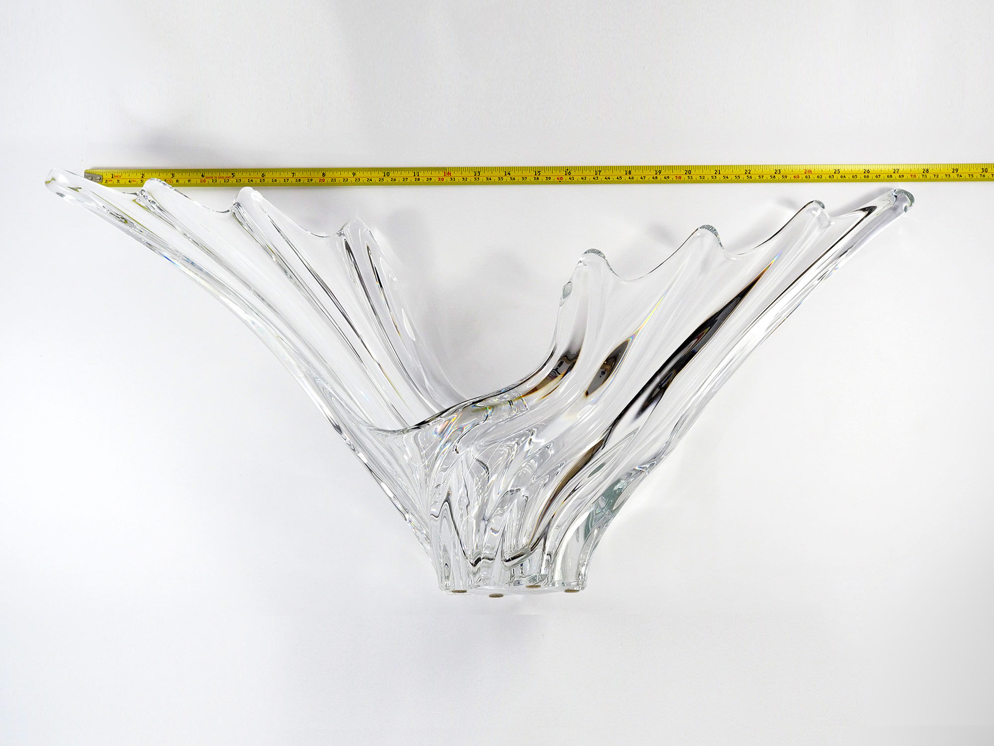 Vannes france art crystal vase