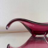 Scandinavian blown glass bowl Paul Kedelv 1950s