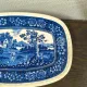 Set of 2 Villeroy and Boch Rusticana Blue plates.