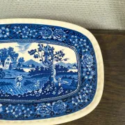 Lot de 2 plats Villeroy et Boch Rusticana bleus