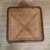 Pouf canné d'époque dix-huitième