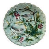 2 Chinese “bird” plates signed