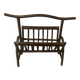 1970s rattan magazine rack
