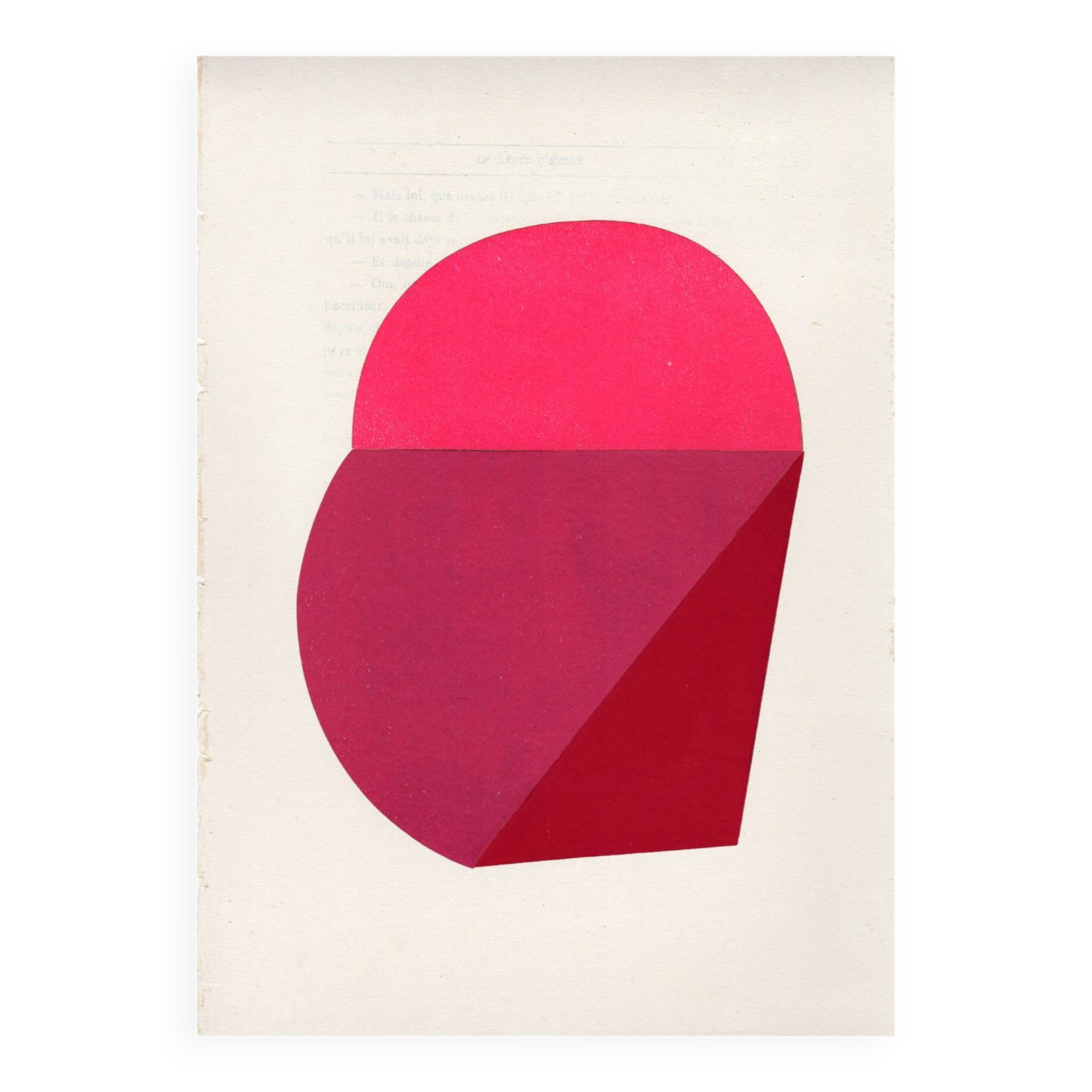 Abstract collage -Jac - signed Eawy