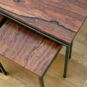 Rosewood nesting tables by Cees Braakman for Pastoe, 1960