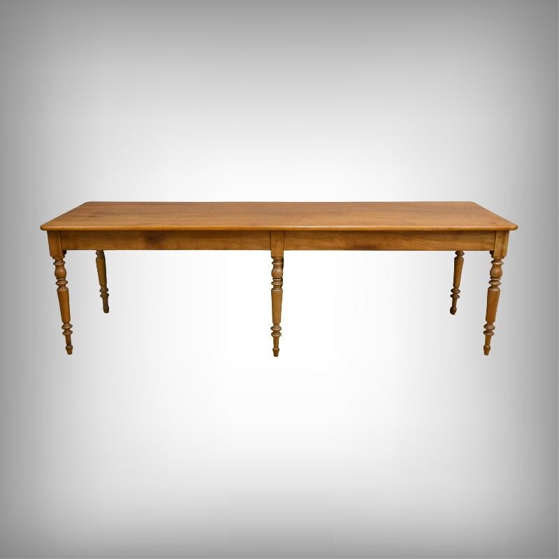 Table de ferme en merisier – fin XIXe