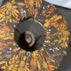 Authentic 1970 Flower Power bedside lamp – Turned wood