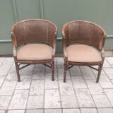 Rattan club chair