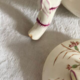 Théière en terre de fer polychrome K&G Luneville Bleuet