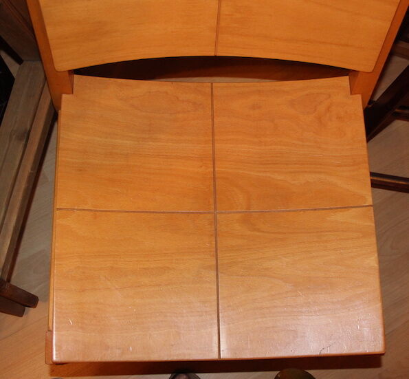 Paire de fauteuils scandinaves 1960 bois