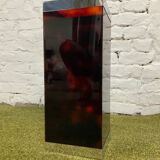 Vintage umbrella door in plexiglass and chrome