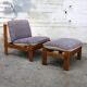 Fauteuil vintage en chêne