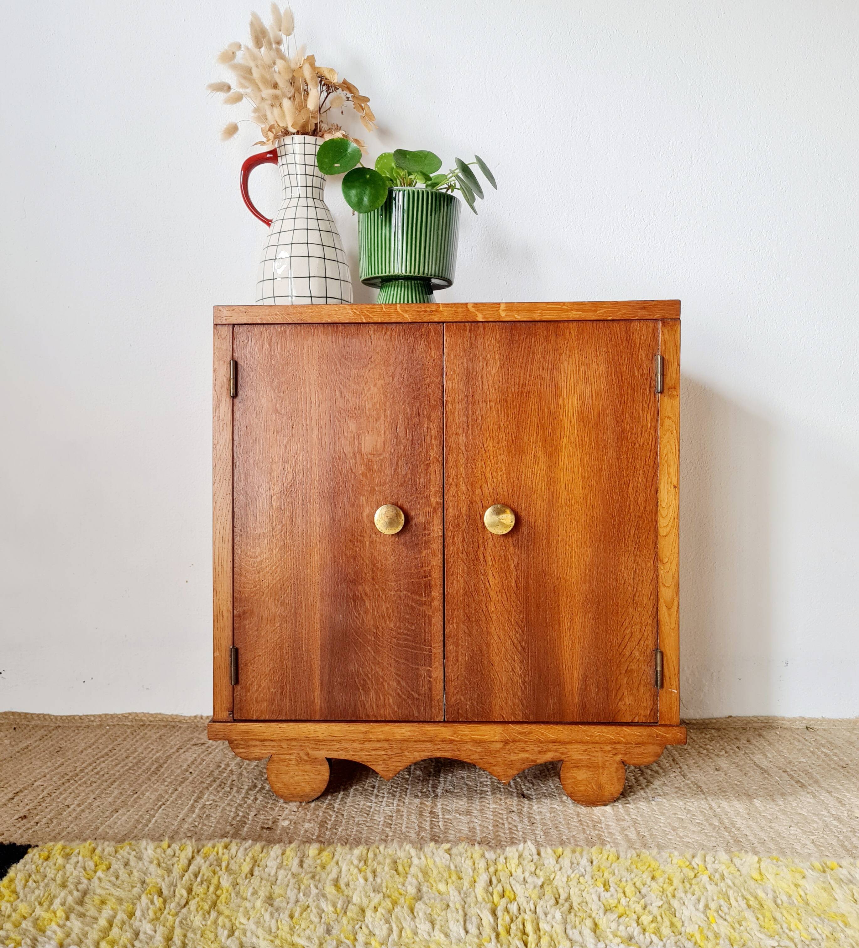 Small antique piece of furniture - retro bedside table