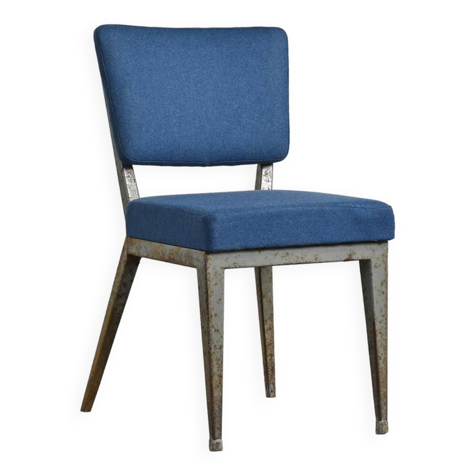 Chaise en métal de Cansado, circa 1960