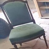 Salon canapé chaises pouf