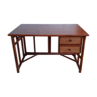 Maugrion rattan desk